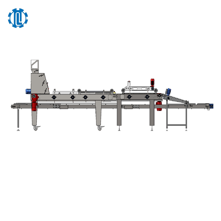 long baguette bread moulding and panning machine for bakery